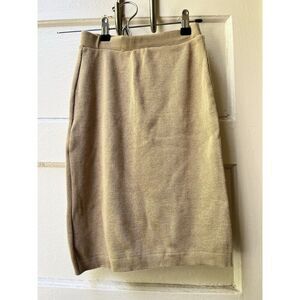 American Apparel Pencil Skirt Sz XS beige indie twee alternative earthy boho new